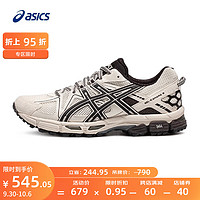 ASICS 亚瑟士 跑步鞋男鞋越野透气运动鞋抓地耐磨跑鞋 GEL-KAHANA 8 CN 浅棕色/黑色 42.5