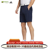 阿迪达斯 （adidas）高尔夫运动裤 男士AEROREADY SHORT休闲时尚舒适下装短裤2023 HS9981 学院藏青蓝 76