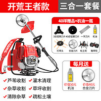 DAWA 达瓦 德国动力技术割草机除草机打草机四冲程汽油机水稻收割机电动农具 背负式三合一（割草+除草+松土）