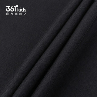  361° 运动休闲 儿童针织长裤  经典黑 140