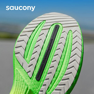 Saucony索康尼啡速3跑步鞋女马拉松竞速训练缓震运动鞋白灰38