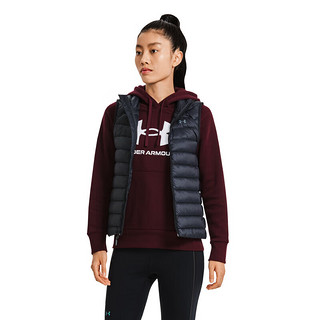 安德玛（UNDERARMOUR）Storm Armour 2.0女子训练运动鸭绒羽绒马甲1372647 黑色001 XS