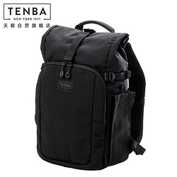 TENBA 天霸 摄影包双肩休闲微单相机包 富尔顿Fulton v2 黑色10L 637-730