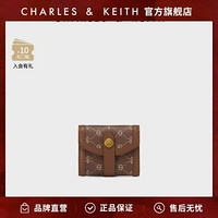 CHARLES & KEITH CHARLES&KEITH;女士复古拼色短款钱包CK6-10770560