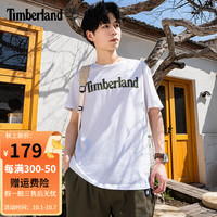Timberland添柏岚短袖男夏季户外日常时候休闲上衣透气快干T恤 白色 A2593100 XL/185
