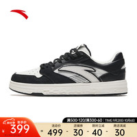 ANTA安踏街顽丨板鞋女鞋厚底潮流鞋运动休闲鞋122338053 黑/象牙白-1 5(女35.5)