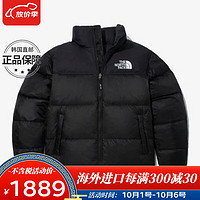 北面（The North Face）复古夹克外套加厚外套羽绒服 黑色BLK0 M/95