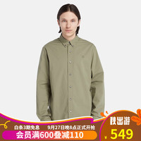 添柏岚(Timberland)男装长袖衬衫休闲商务A2ANC A2ANC590/卡塞尔绿色 S