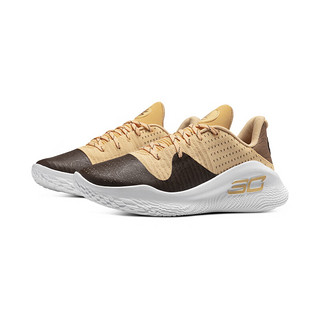 安德玛（UNDERARMOUR）秋冬库里Curry 4 Low FloTro'库里训练营'男女运动篮球鞋3026621 黄色700 46