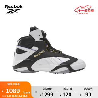 Reebok锐步男女同款SHAQ ATTAQ经典复古运动篮球鞋 100032830 美码:7.5 中国码:40