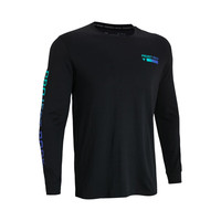 安德玛 UNDERARMOUR)秋冬Project Rock强森Brahma男子训练运动长袖T恤1379840 黑色001 L