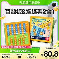88VIP：TOI 图益 早教启蒙玩具数学磁性多功能百数板1盒数感训练男女孩3岁+