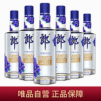 LANGJIU 郎酒 郎 蓝顺品郎 45度兼香型白酒 6*480ml（赠3瓶280ml蓝顺）