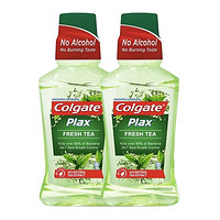 PLUS会员：Colgate 高露洁 茶健漱口水500ml*2