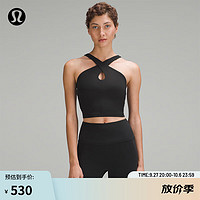 lululemon 丨Align™ 女士前交叉锁孔款挂脖运动背心 LW1EH5S 黑色 4