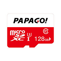 PAPAGO 趴趴狗 128GB TF（MicroSD）存储卡 U3 4K 高度耐用视频监控卡 行车记录仪、监控专用卡