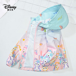 Disney 迪士尼 女童外套儿童冲锋衣新款防风衣春装春秋洋气中大童女孩