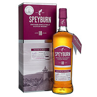 SPEYBURN 盛贝本 plus：盛贝本18年单一麦芽威士忌700ML