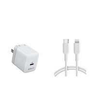 Anker 安克 适配苹果14iphone13/12充电器20w充电头快充头手机安芯充快充插头氮化镓充电头快充官方正品套装