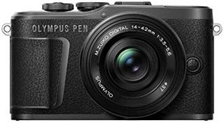 OLYMPUS 奥林巴斯 PEN E-PL10 M4/3画幅 微单相机 黑色 ED 14-42mm F3.5 EZ 变焦镜头 单头套机