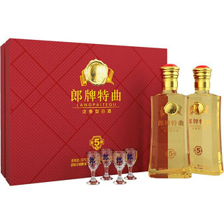 LANGJIU 郎酒 郎牌特曲窖藏5号礼盒装 50度500ml*2瓶 浓香型白酒