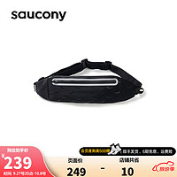 Saucony索康尼运动腰包简易便捷跑步包运动小包 正黑色2 均码