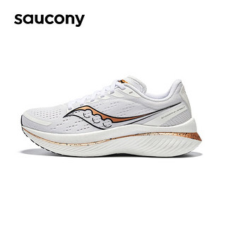 Saucony索康尼Speed啡速3跑鞋男马拉松训练竞速跑鞋男女同款 白金14 41