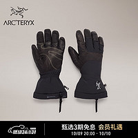 ARC'TERYX 始祖鸟 ARC’TERYX始祖鸟 FISSION SV GORE-TEX 防水 男女同款 滑雪手套 Black/Infrared/黑色/赭褐红 M