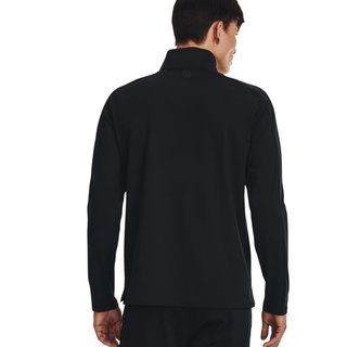 安德玛 UNDERARMOUR）秋冬Meridian男子1/4拉链训练运动长袖T恤1379673 黑色001 L