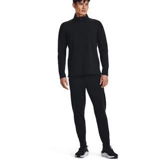 安德玛 UNDERARMOUR）秋冬Meridian男子1/4拉链训练运动长袖T恤1379673 黑色001 L