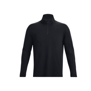 安德玛 UNDERARMOUR）秋冬Meridian男子1/4拉链训练运动长袖T恤1379673 黑色001 L