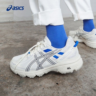 ASICS 亚瑟士 越野跑鞋男鞋耐磨减震跑步鞋透气运动鞋GEL-VENTURE 6 白色/灰色 40