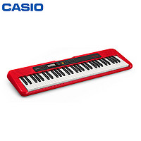 CASIO 卡西欧 电子琴 CT-S200 时尚便携潮玩儿童成人娱乐学习61键电子琴 红色