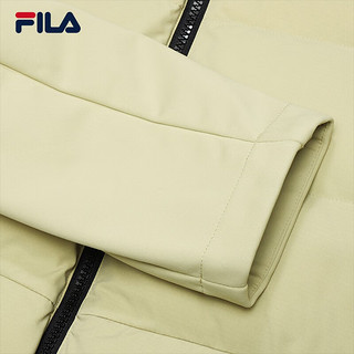 FILA 斐乐 男士梭织上衣两件套休闲简约保暖上衣 杨桃黄-YE 175/96A/L