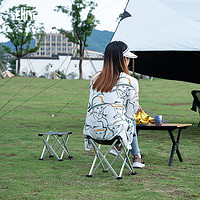 iClimb 折叠凳子便携式户外超轻写生椅钓鱼椅子露营铝合金小马扎
