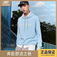 SKECHERS 斯凯奇 卫衣四季针织连帽套头百搭舒适长袖上衣男女同款L421U129