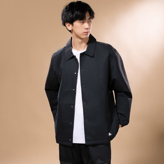 adidas 阿迪达斯 外套男装 休闲运动服防风梭织训练上衣夹克男 H39794/梭织-排扣/主图款179