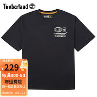 Timberland添柏岚T恤男夏季户外运动半袖休闲棉质透气宽松圆领短袖 A6QHD001 偏大一码 2XL/190