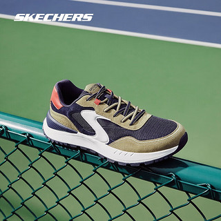 斯凯奇Skechers秋季吸震耐磨舒适户外休闲运动鞋子男183265 NVTN 41 