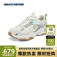 SKECHERS 斯凯奇 男士时尚休闲老爹鞋894266 自然色/NAT 42