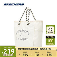 SKECHERS 斯凯奇 单肩包手提包购物包轻便时髦高级感包包L323U154 03TL
