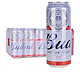 临期品：Budweiser 百威 5%vol 拉格啤酒 500ml*24罐 英国进口