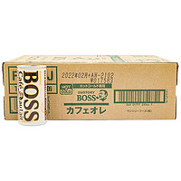 SUNTORY 三得利 现货日本进口三得利boss老板咖啡欧蕾牛奶迷你罐北海道牛乳185ml