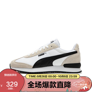 PUMA 彪马 男女同款 基础系列 休闲鞋 392899-02米白色-黑色-白 42.5UK8.5