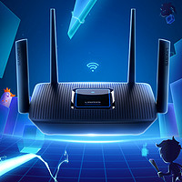 LINKSYS 领势 MR9000X-AC3000M 三频四核 双千兆MESH路由器