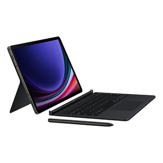  三星（SAMSUNG）Galaxy Tab S9键盘支架皮套 保护壳 磁性吸附 150度灵活开合 无线共享 黑色