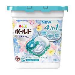 P&G 宝洁 洗衣球4D清新花香型12颗蓝绿色