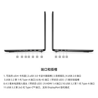 戴尔（DELL）Latitude 智锐3420 14英寸商用办公笔记本电脑i7-1165G7 16G 512G固态+1T机械/高分屏/3N/