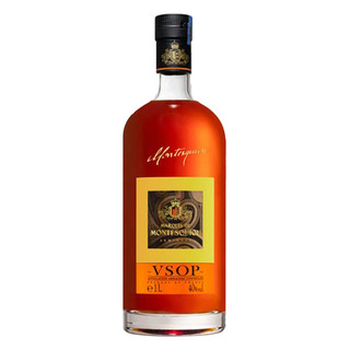 法国南部！贵族雅文邑品牌原瓶蒙特伯爵VSOP雅文邑白兰地1L