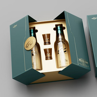 XUFU 叙府 四十周年纪念酒 浓香型白酒 52度500ml*2瓶 礼盒装 送礼收藏